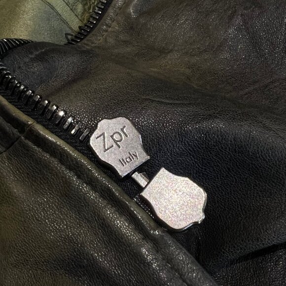 Empresa Distressed Moto Leather Jacket - Picture 14 of 14